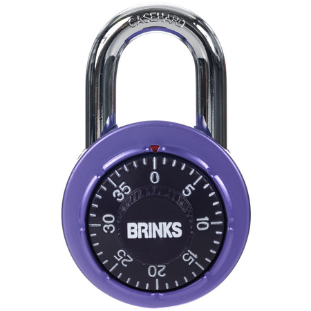 Brinks Combination Padlock, Steel, 48mm 174-49004